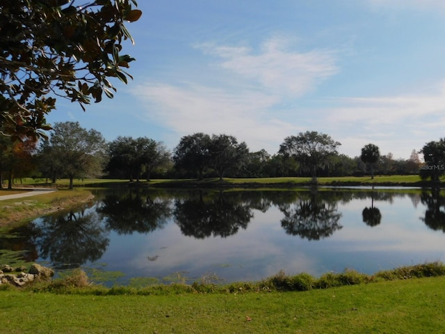 view of water feature