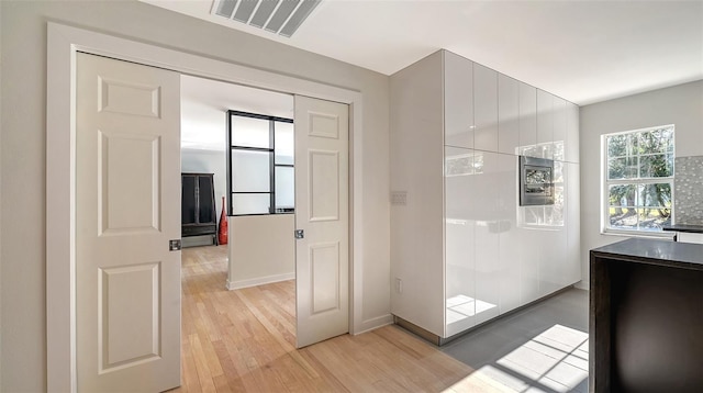 bathroom featuring hardwood / wood-style floors