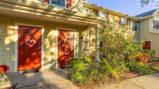 view of entrance to property