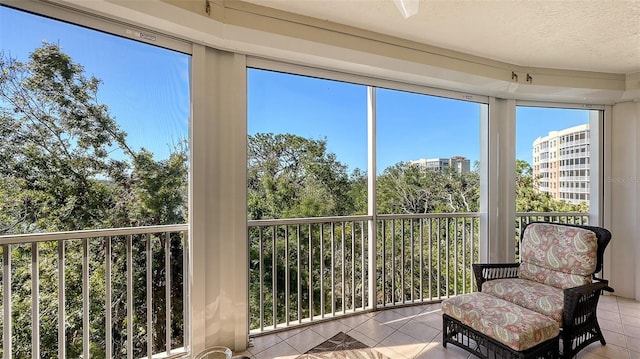 sunroom / solarium with a wealth of natural light