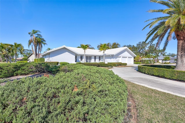 view of ranch-style home