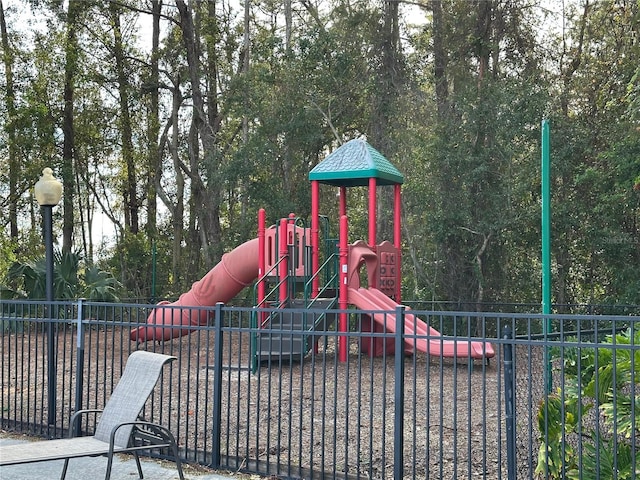 view of play area