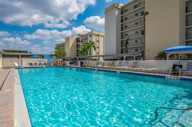 view of pool