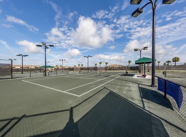 view of tennis court