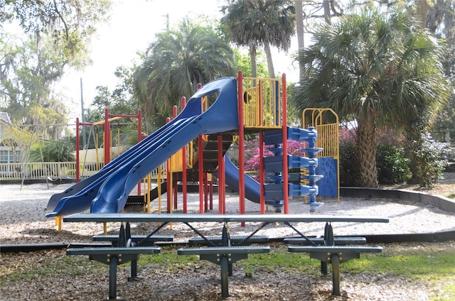 view of play area