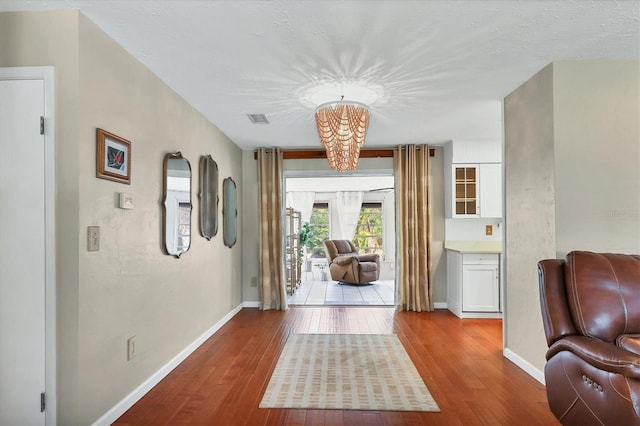 interior space featuring light hardwood / wood-style flooring