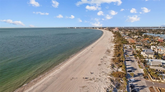 water view featuring a view of the beach