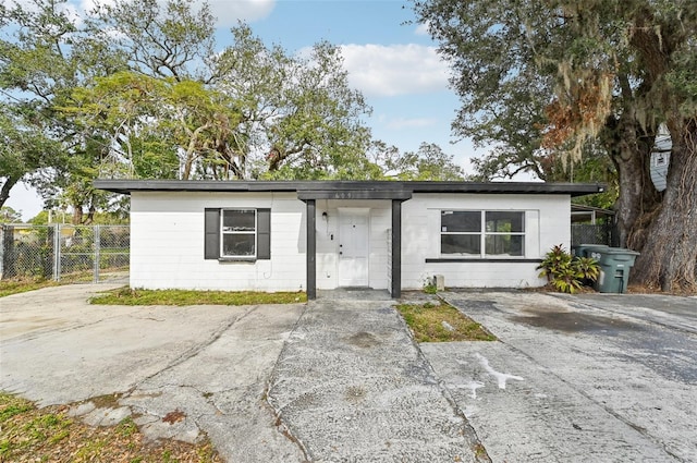 view of front of home