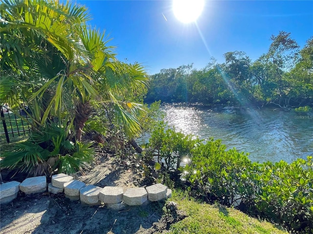 view of water feature