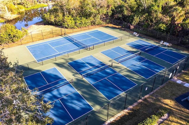 view of sport court