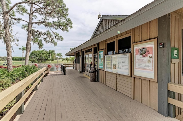 view of deck