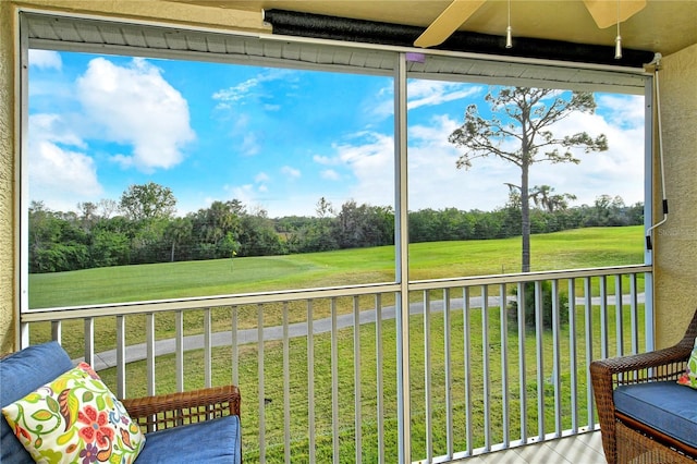 unfurnished sunroom featuring a healthy amount of sunlight