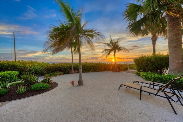 surrounding community with a patio area