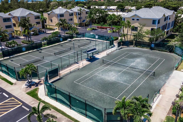 view of tennis court