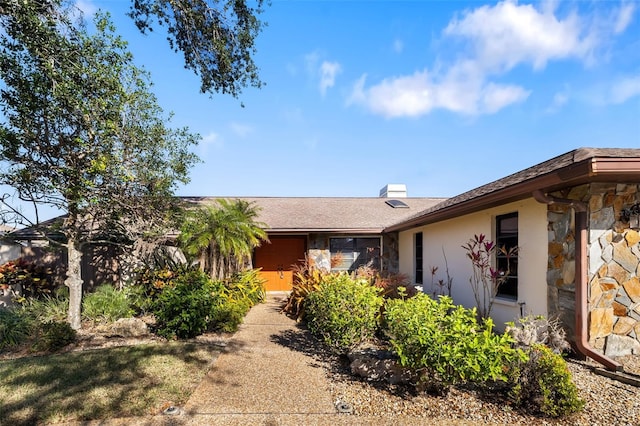 ranch-style house with a garage