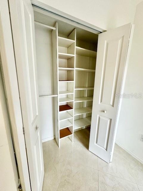 view of closet