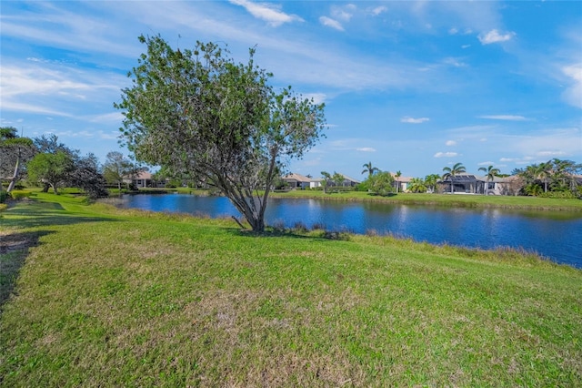 property view of water