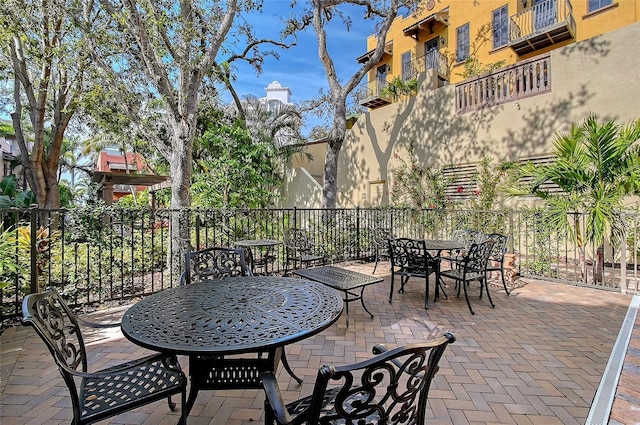 view of patio