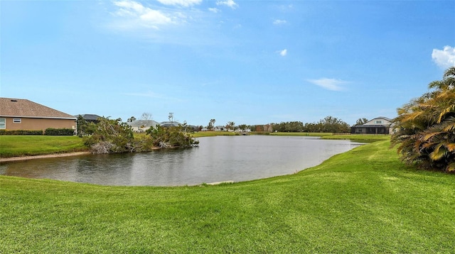 view of water feature