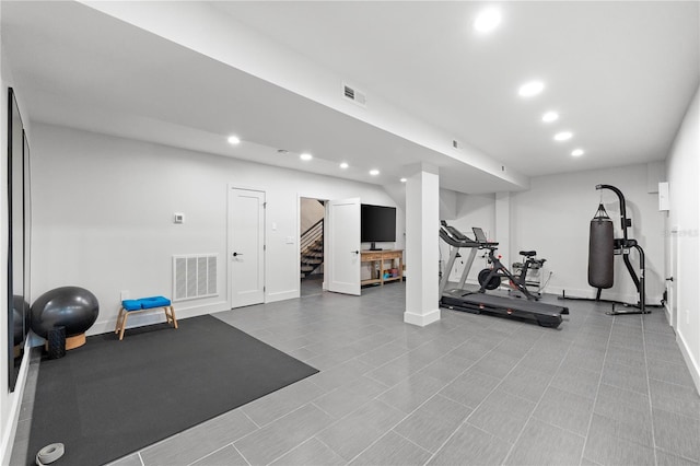 view of workout room