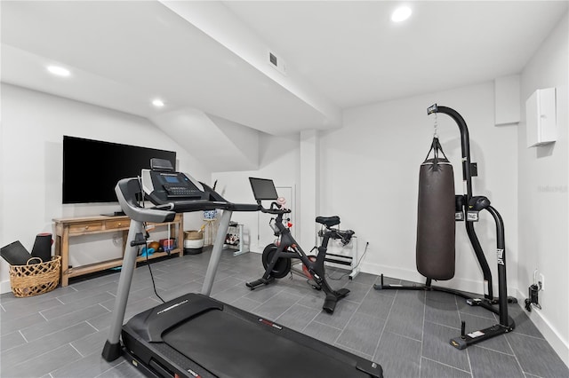 view of exercise room