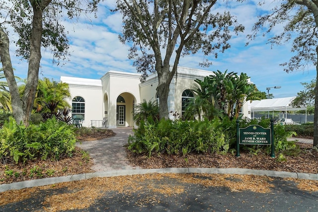 view of mediterranean / spanish house