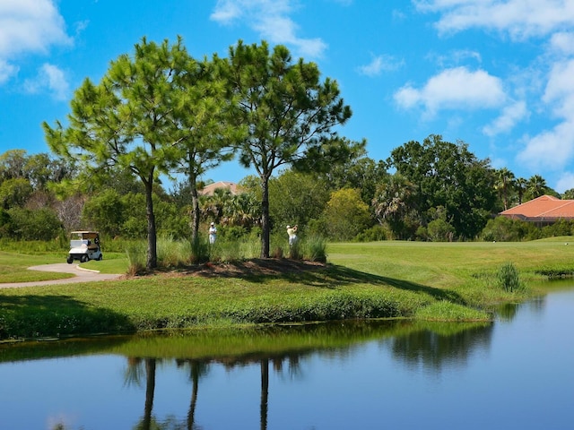 property view of water