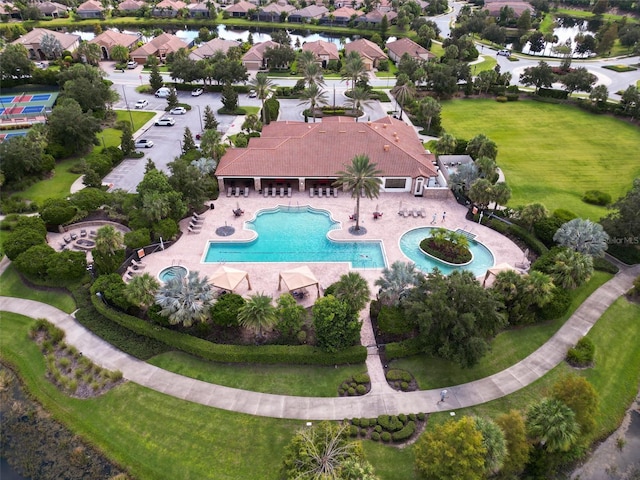 aerial view