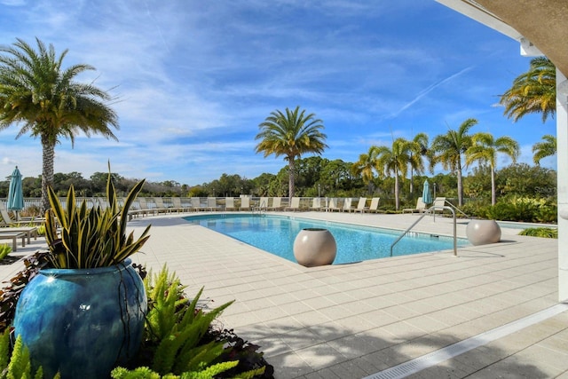 community pool featuring a patio