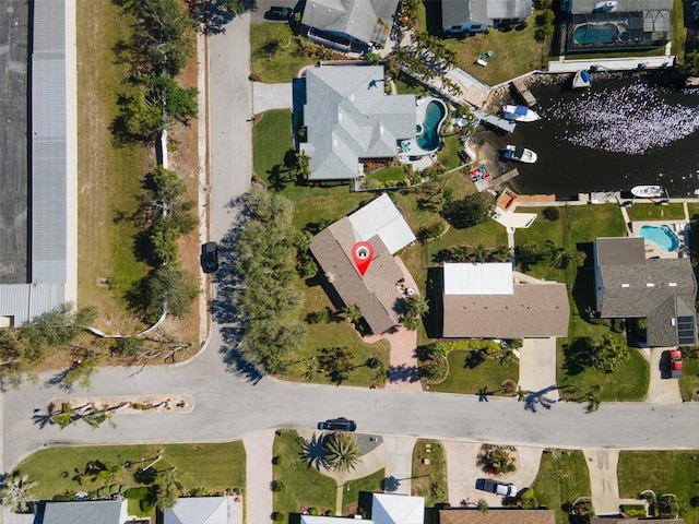 birds eye view of property featuring a residential view