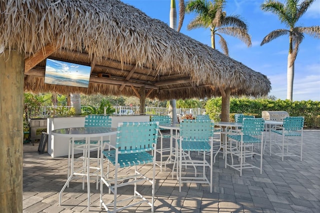 view of patio / terrace featuring grilling area