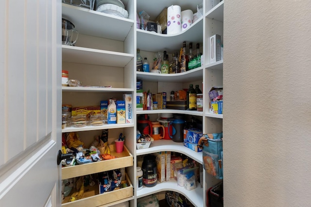 view of pantry