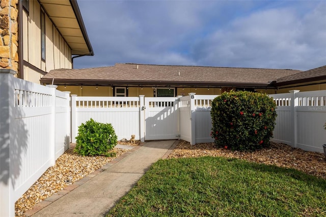 view of home's exterior with a yard