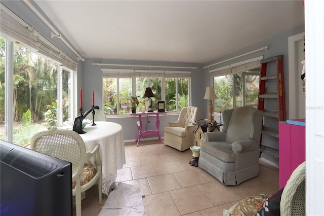 sunroom featuring plenty of natural light