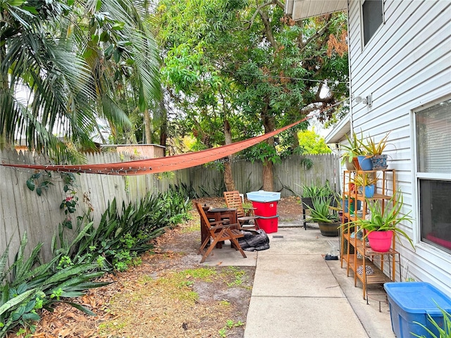 view of patio