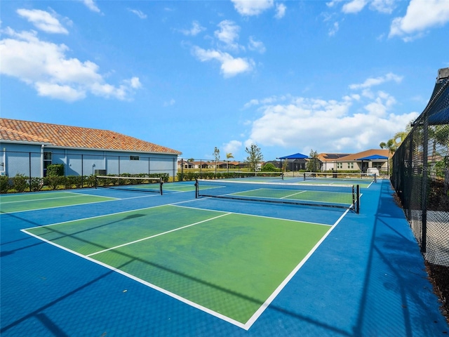 view of sport court