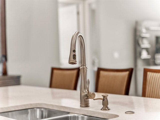 interior details featuring sink