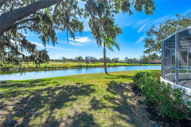 property view of water