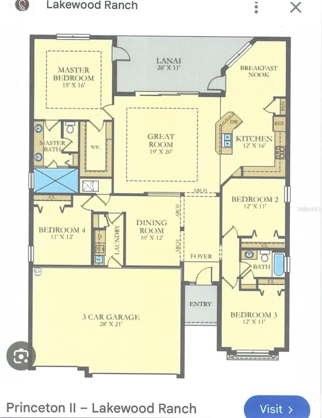 5035 Seafoam Trl, Bradenton, FL 34211 - home floor plan