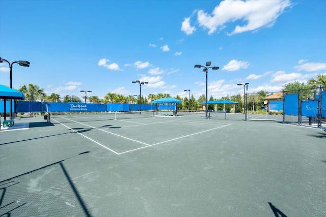 view of tennis court