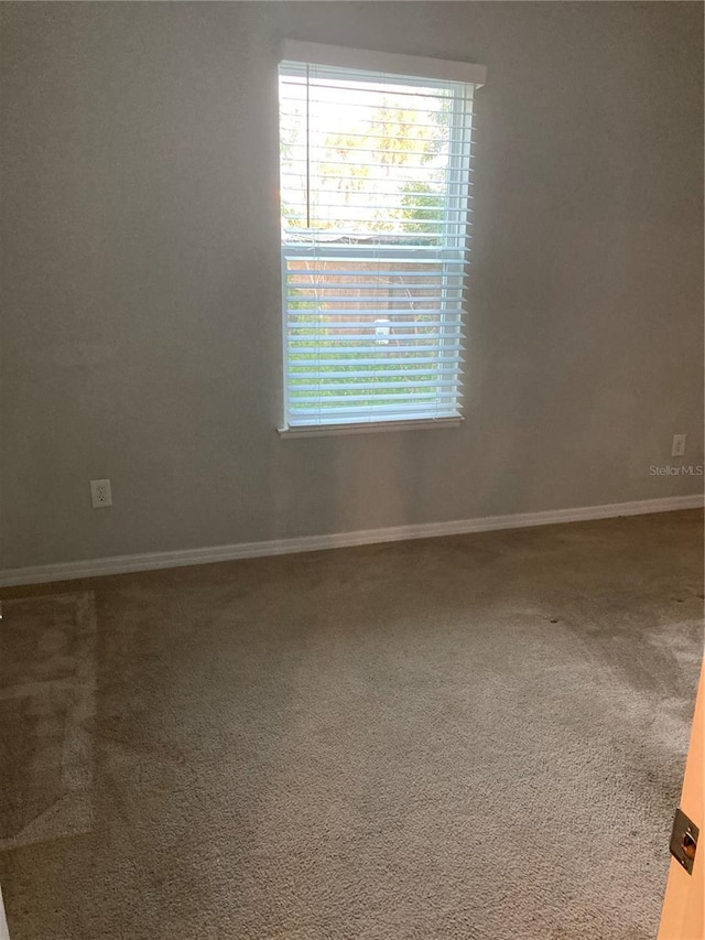 carpeted empty room with plenty of natural light