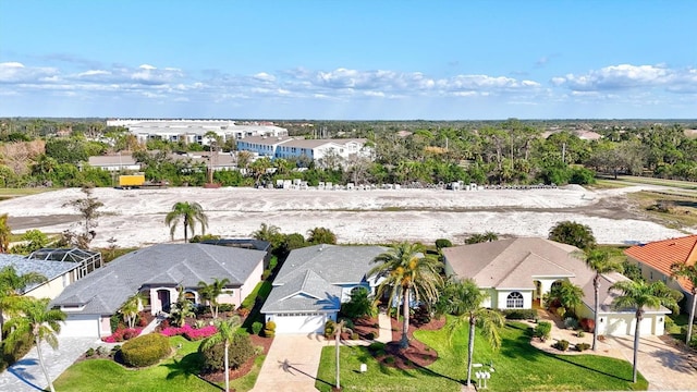 bird's eye view featuring a residential view