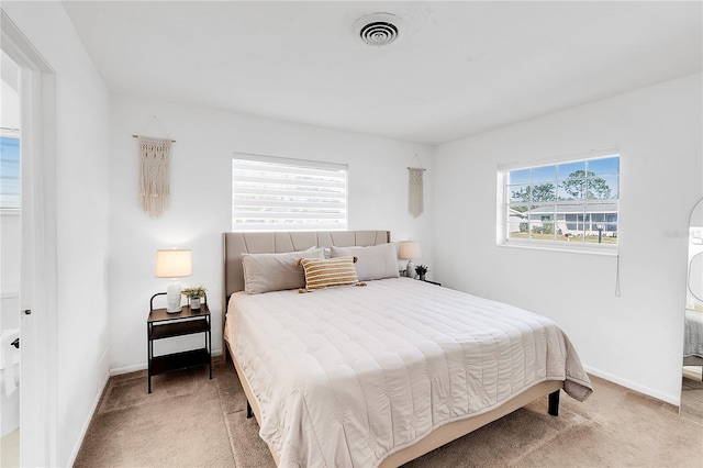 bedroom with carpet flooring