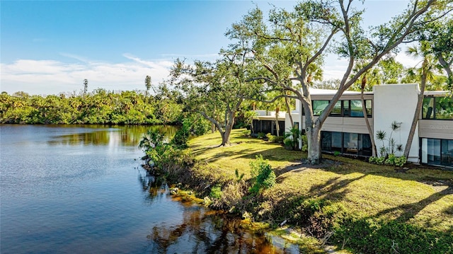 property view of water