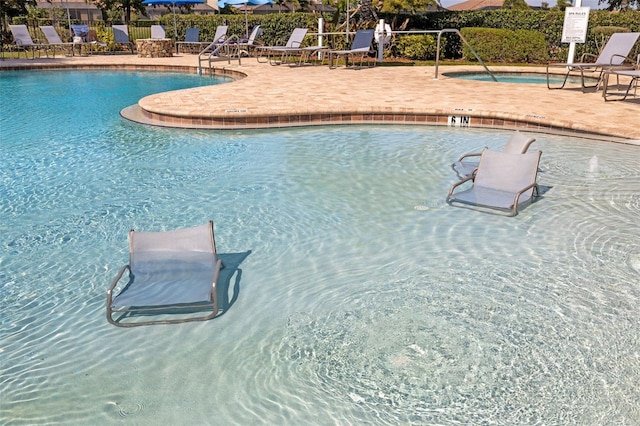 view of pool