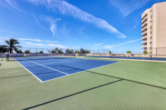 view of sport court