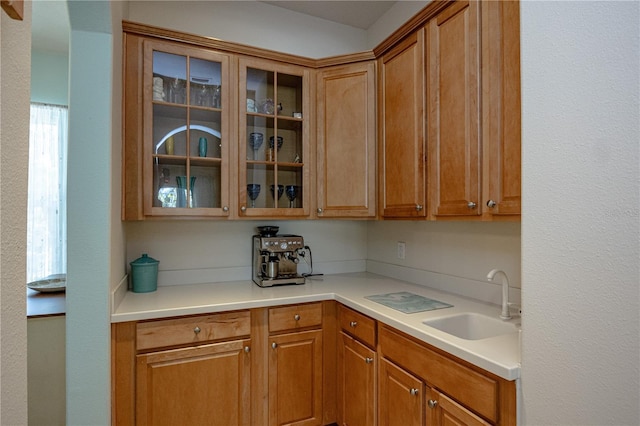 kitchen featuring sink