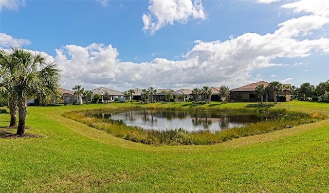 view of water feature featuring a residential view