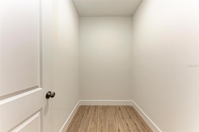 unfurnished room featuring light hardwood / wood-style floors