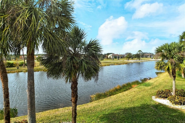 view of water feature